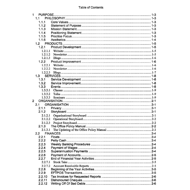 Office Manual Template from www.questchiropracticcoaching.com